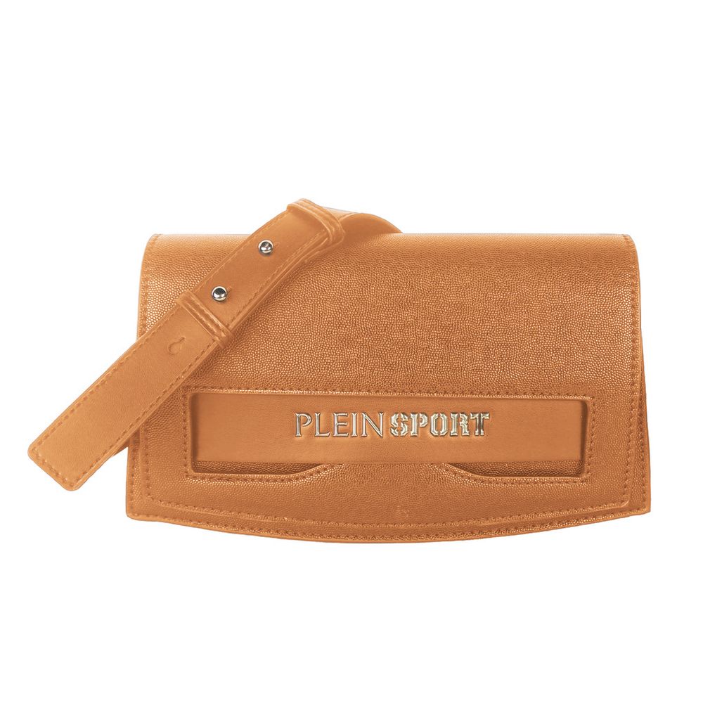 Plein Sport Braune Polyethylen-Umhängetasche für Damen